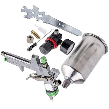 2.5mm HVLP Gravity Feed Air Spray Gun Kit Set for Stainless Steel (2024–2024)