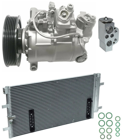 AC Compressor Kit With Condenser for Audi A4 Quattro 2.0L (2012–2016)