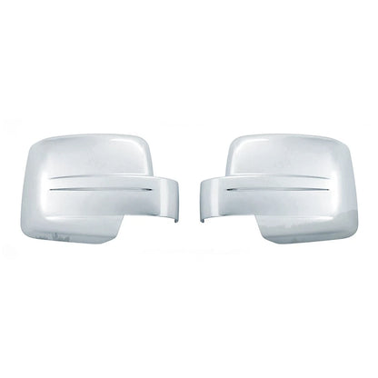 Chrome Side Mirror Covers (Full) for 2007-2011 Dodge Nitro - 18504
