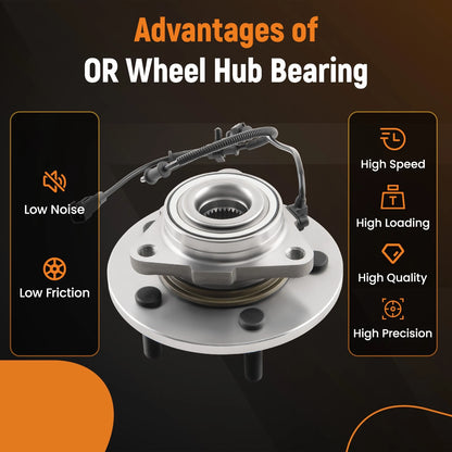 Front Wheel Hub Bearing Assembly for Ram 1500 Classic (2019–2022) NEW