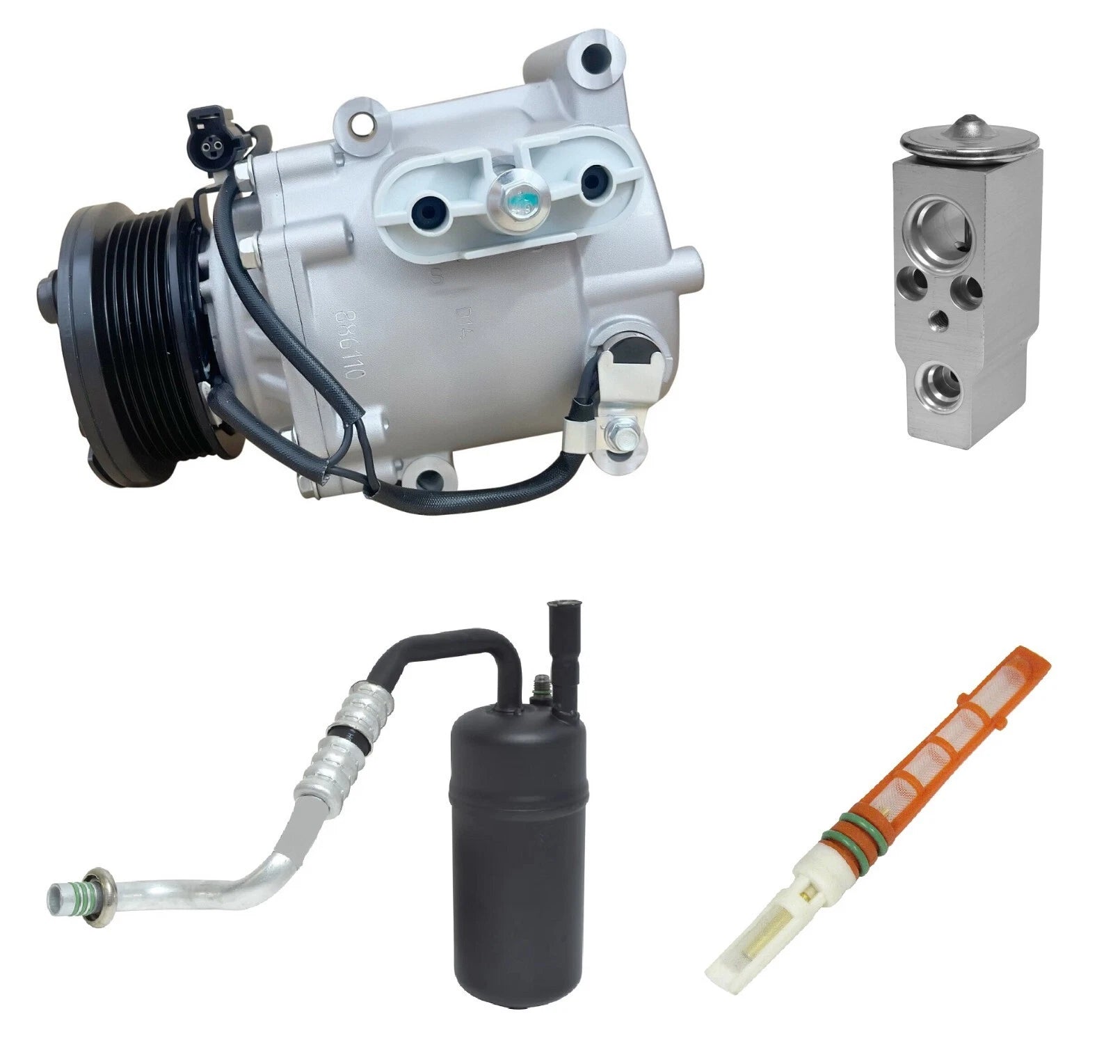A C Compressor Kit Replacement for Mercury Mariner Hybrid (2006–2008)