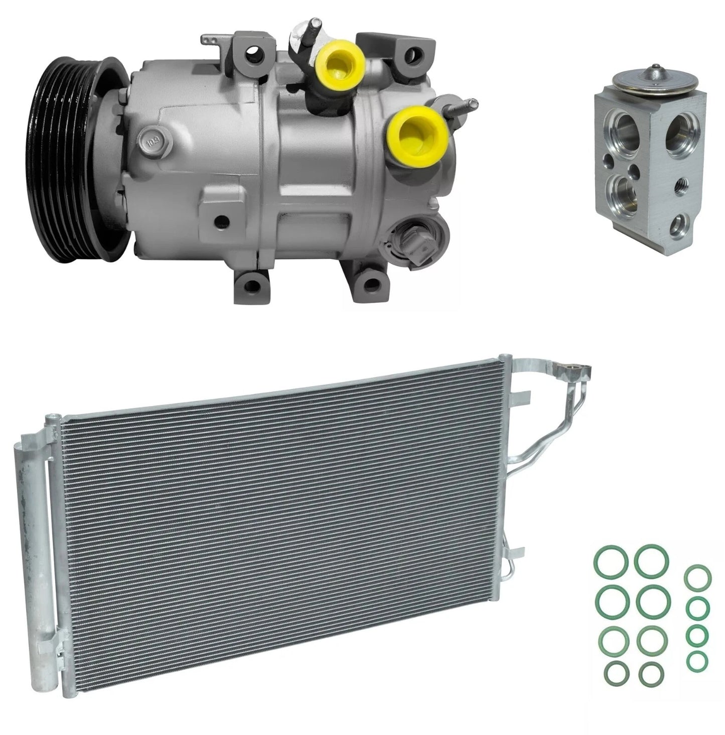 A C Compressor Kit With Condenser for Hyundai Azera 3.3L V6 (2012–2015)