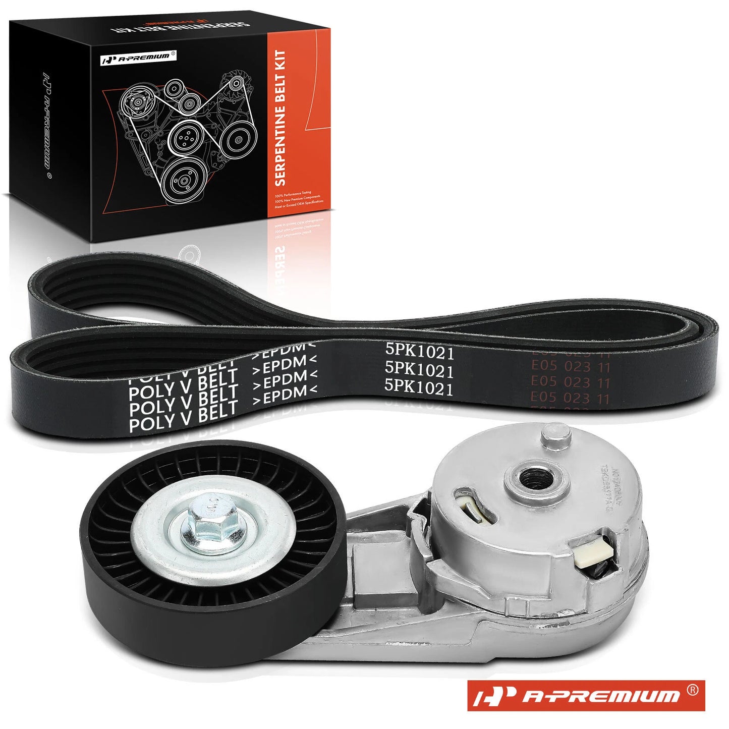 2X Serpentine Belt Drive Component Kit for Chevy Malibu (2005–2012)