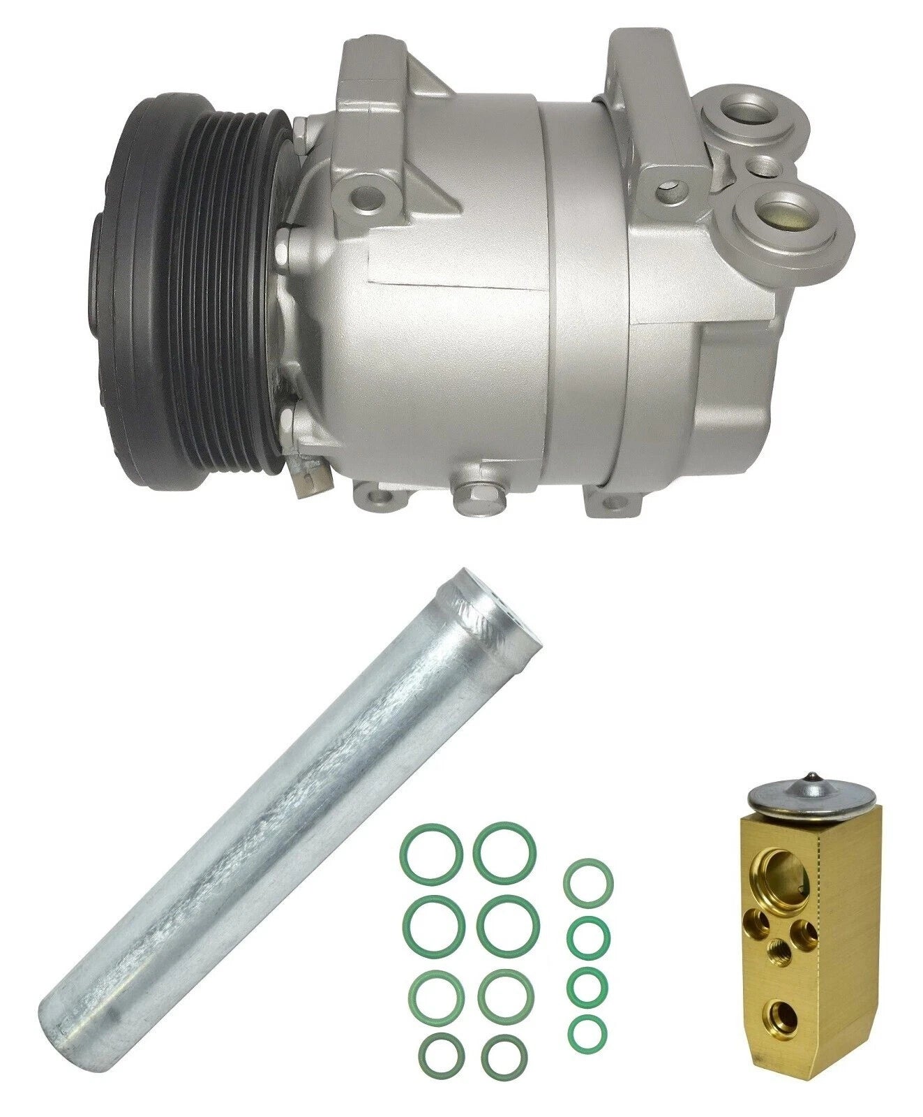AC Compressor Kit Replacement for Chevrolet Aveo 1.6L (2004–2005)