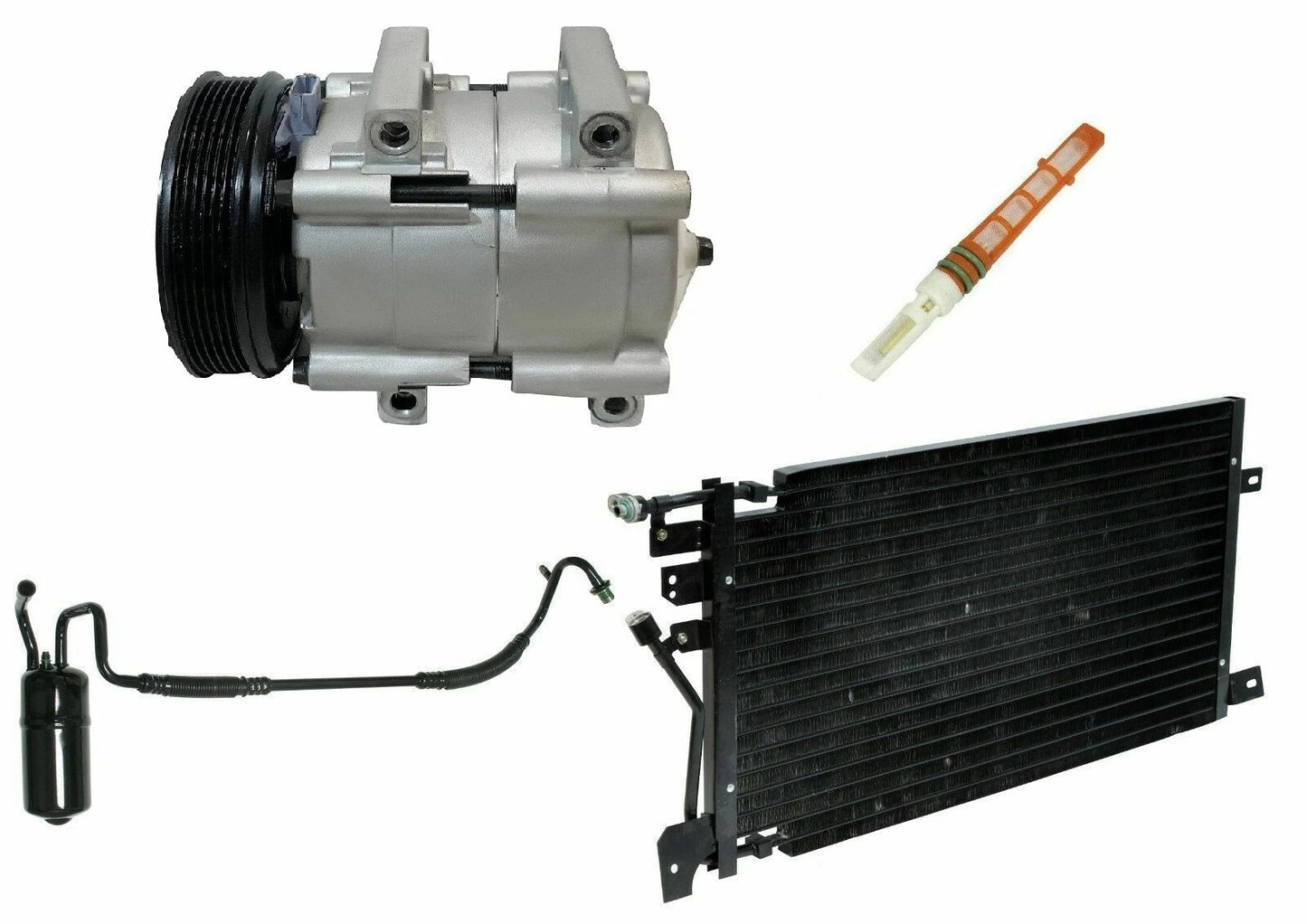 A/C Compressor Kit with Condenser for Ford Taurus 3.0L (1997–1999)