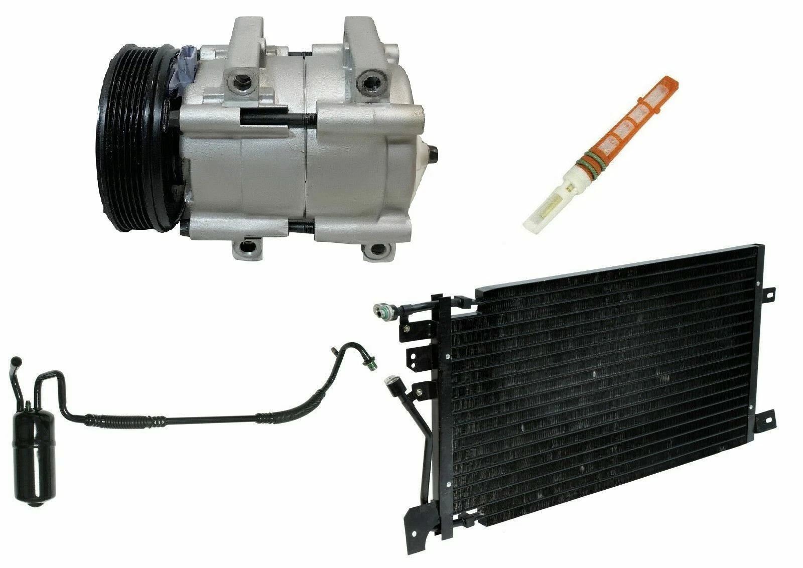 A/C Compressor Kit with Condenser for Ford Taurus 3.0L (1997–1999)