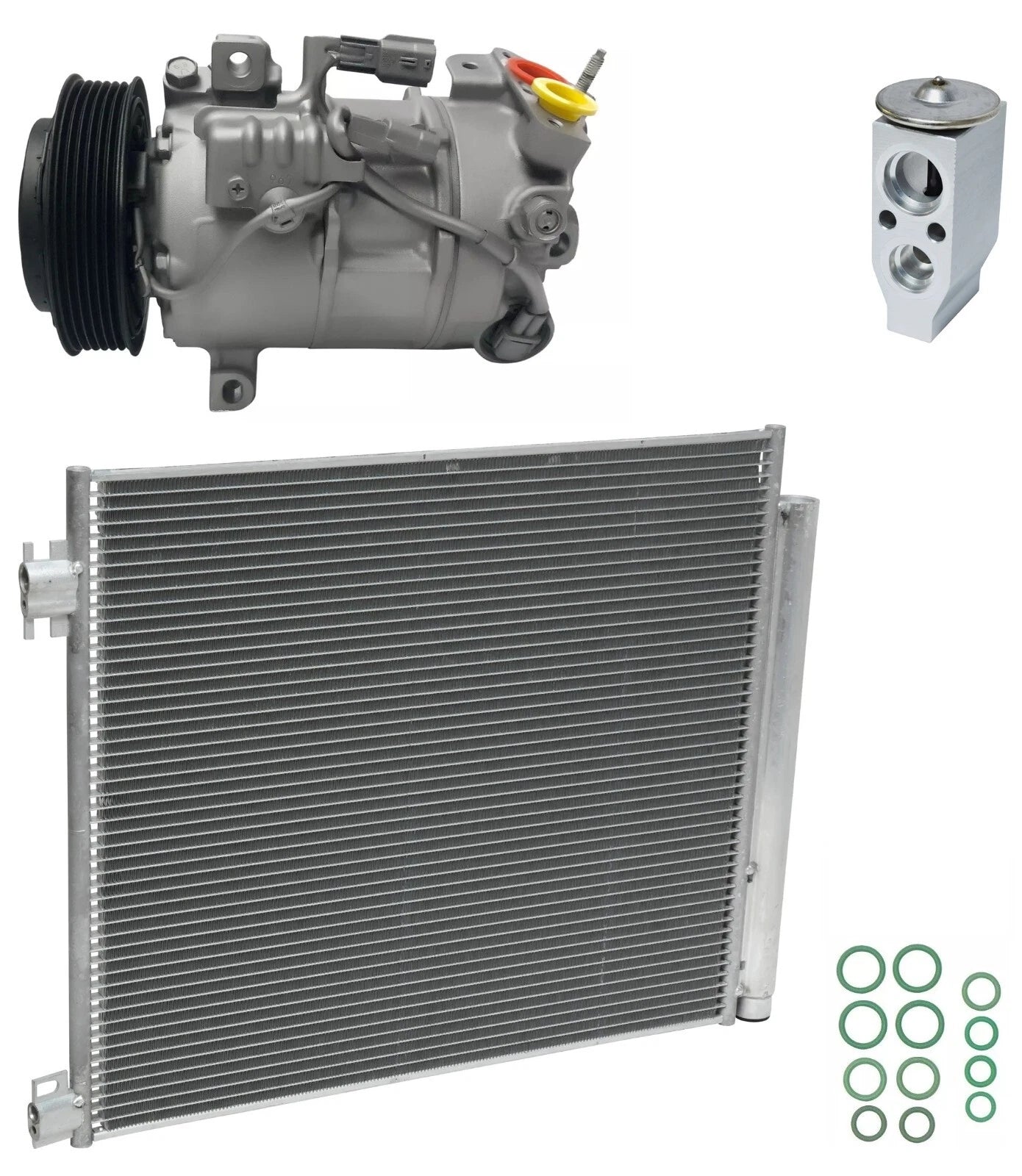 AC Compressor Kit With Condenser for Nissan Rogue Sport 2.0 (2017–2018)