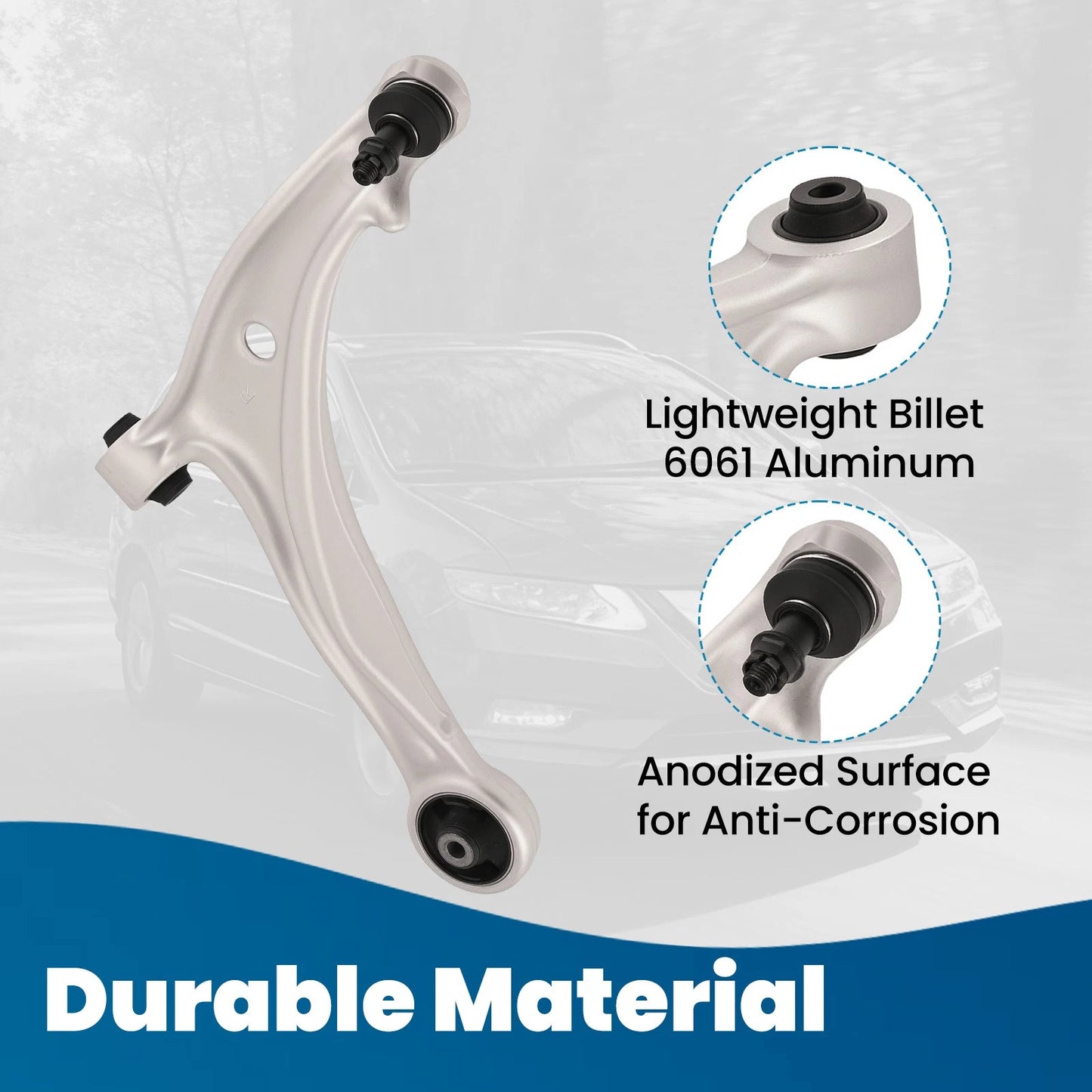 Front Lower Control Arm w/ Ball Joint for 2005–2010 Honda Odyssey (Passenger Side)