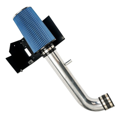 3" Cold Air Intake Kit with Blue Filter and Heat Shield for Jeep Wrangler JK (2012–2018)