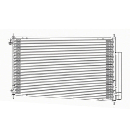 A/C Condenser Replacement w Receiver Drier for Acura TSX (2004–2008)