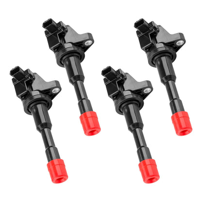 Ignition Coils for Honda Civic 1.3L 2003–2005 2006–2011 (4-Pack)