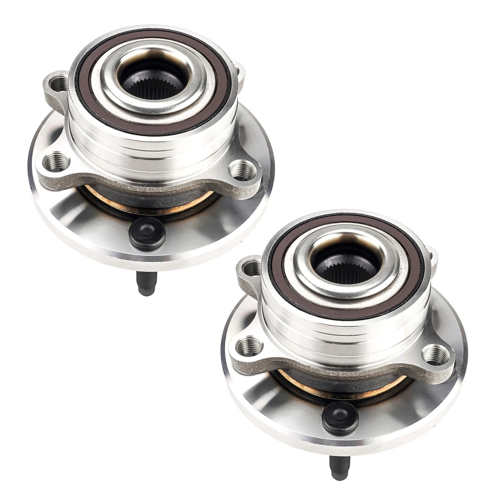 Front and Rear Wheel Hub and Bearing Assembly 2PC for Ford Explorer (2011–2019)