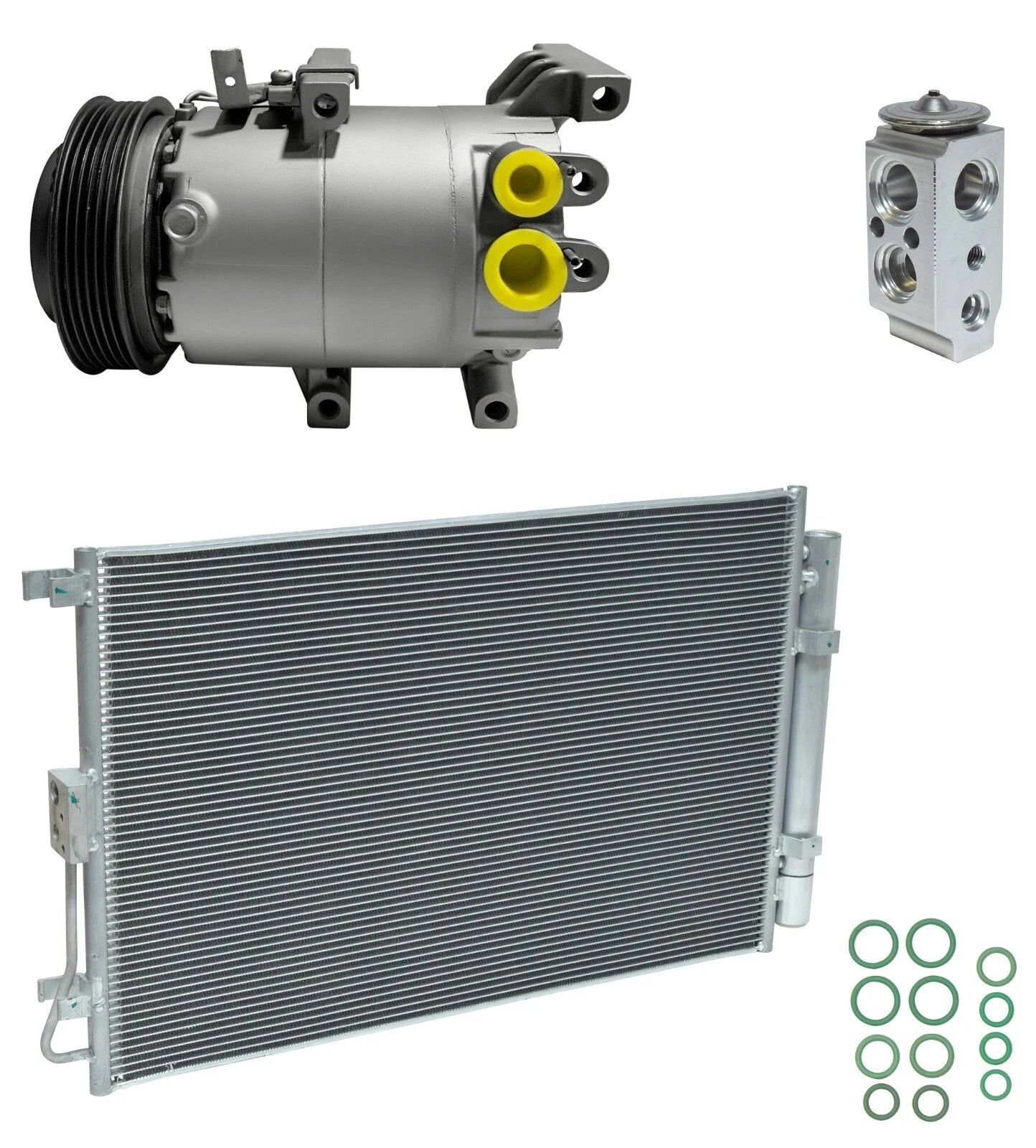 AC Compressor Kit with Condenser for Kia Soul 1.6L (2013–2019)