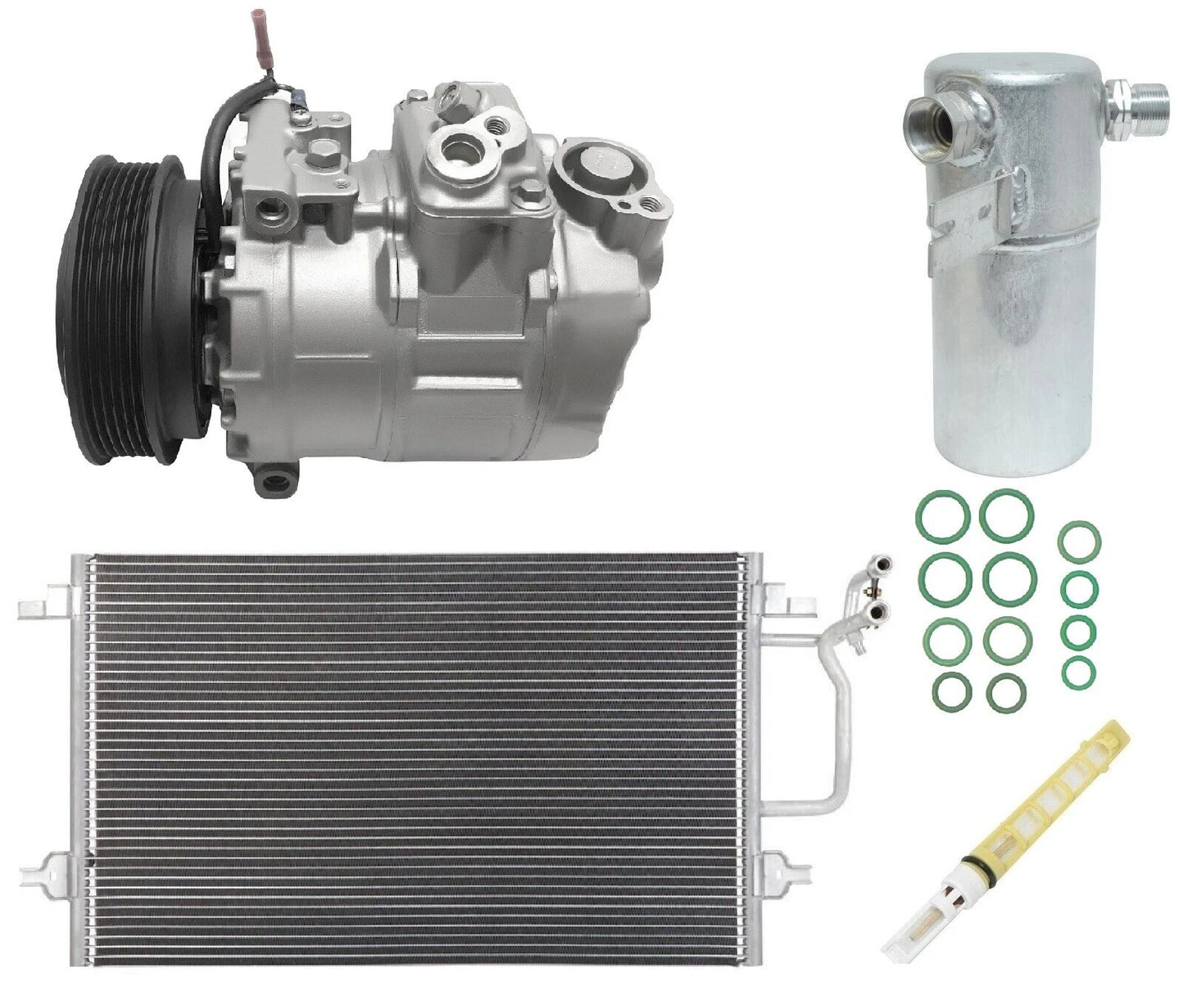 AC Compressor Kit With Condenser for Audi A8 Quattro 4.2L (1997–1999)