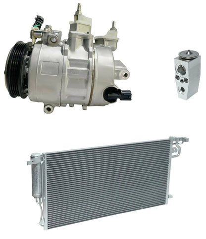 AC Compressor Kit With Condenser for Ford Fusion 2.0L 2.5L (2019–2019)
