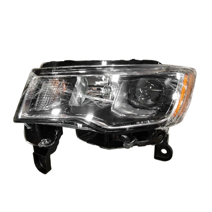 Chrome Driver Side Halogen Headlight Assembly for 2017-2021 Jeep Grand Cherokee