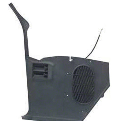Black Driver Side Type 2 Kick Panel with Integral Grille for Toyota Hilux (2005–2015)