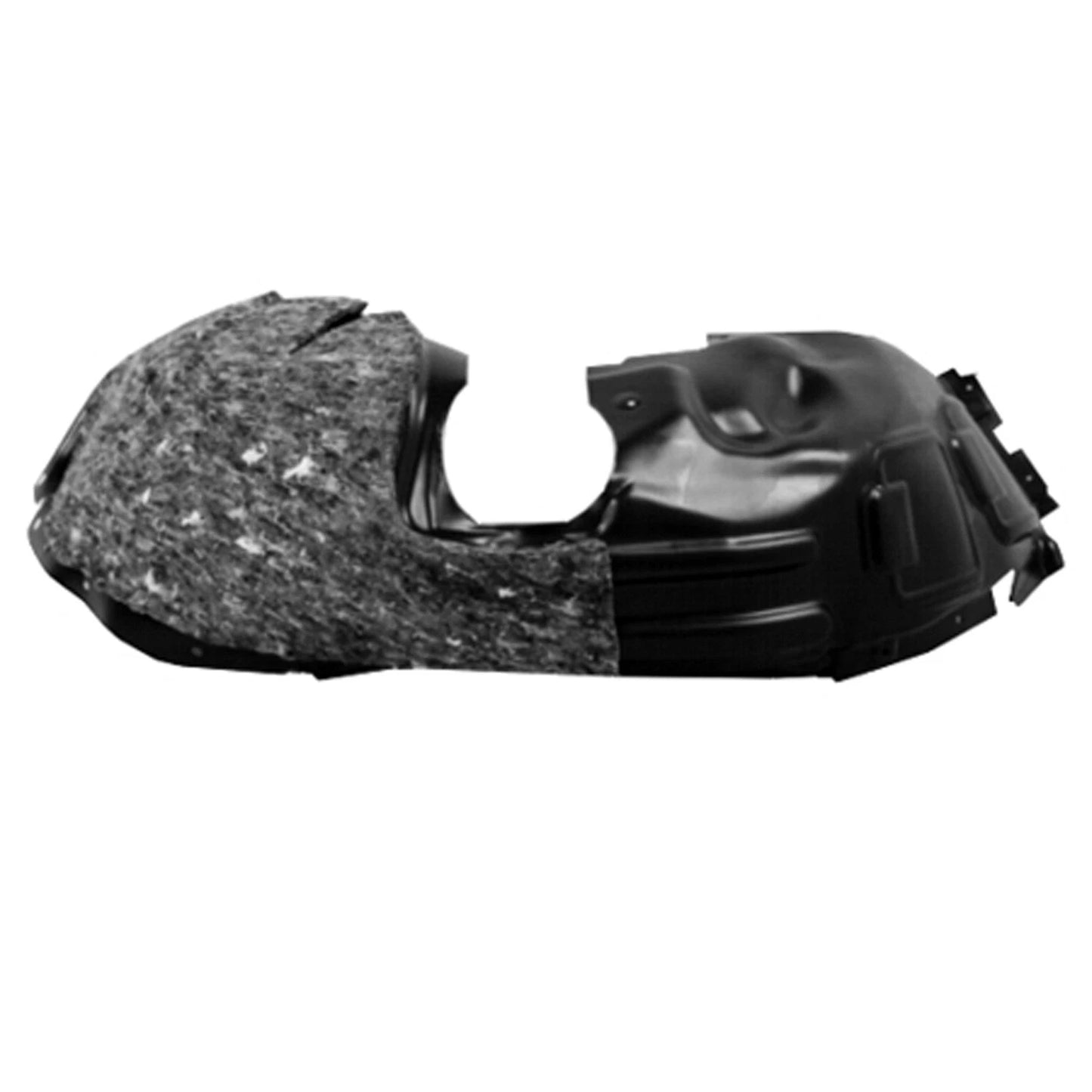 Replacement HDPE Plastic Passenger Side Front Fender Liner w/Insulation Foam