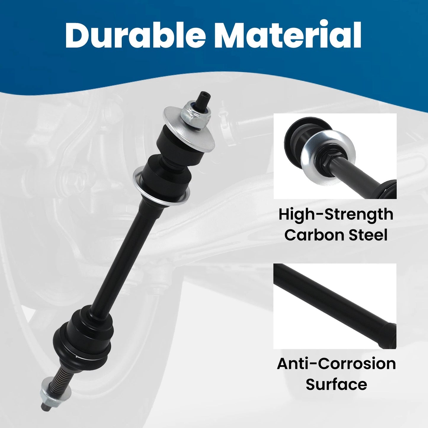 Front Stabilizer Sway Bar End Links for Dodge Ram 1500 (2006–2018)