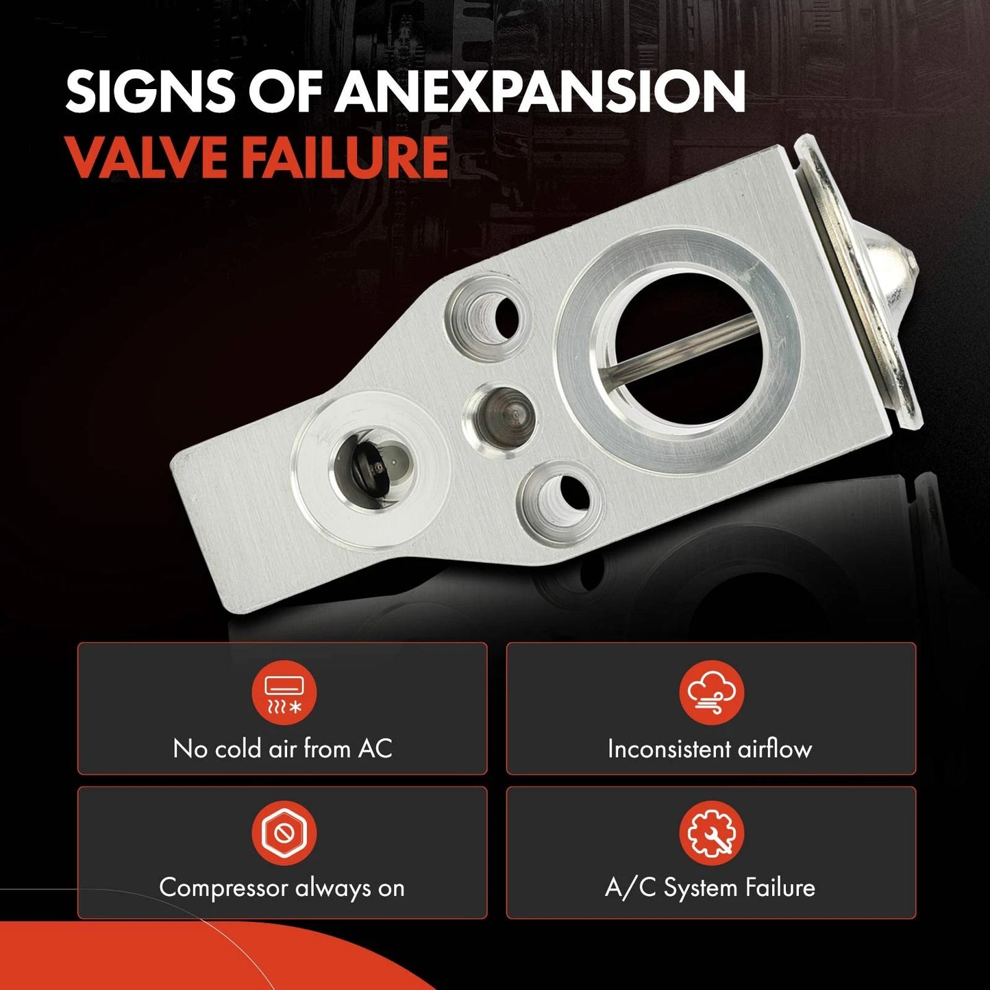 A/C Expansion Valve for Chevy Uplander, Buick Terraza, Pontiac Montana (2005–2009)