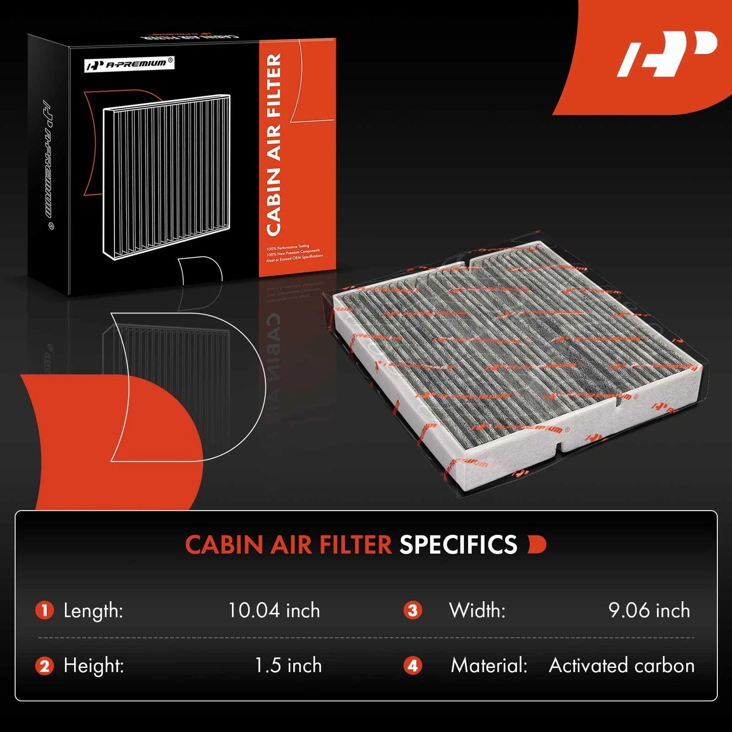Activated Carbon Cabin Air Filter for Mercedes-Benz CLA250 (2020–2025)