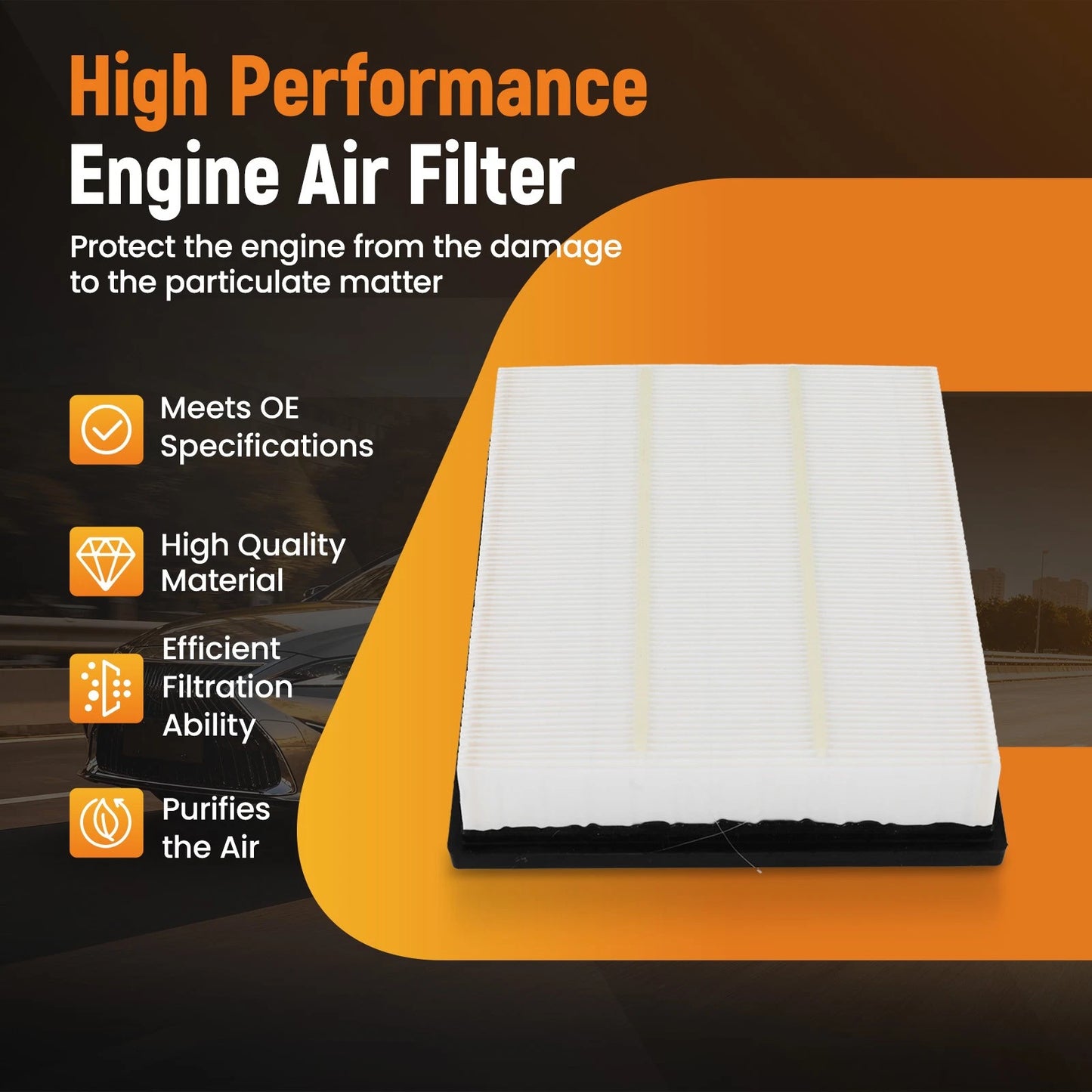 Engine Air Filter for Lincoln MKZ 2.0L (2013–2020)