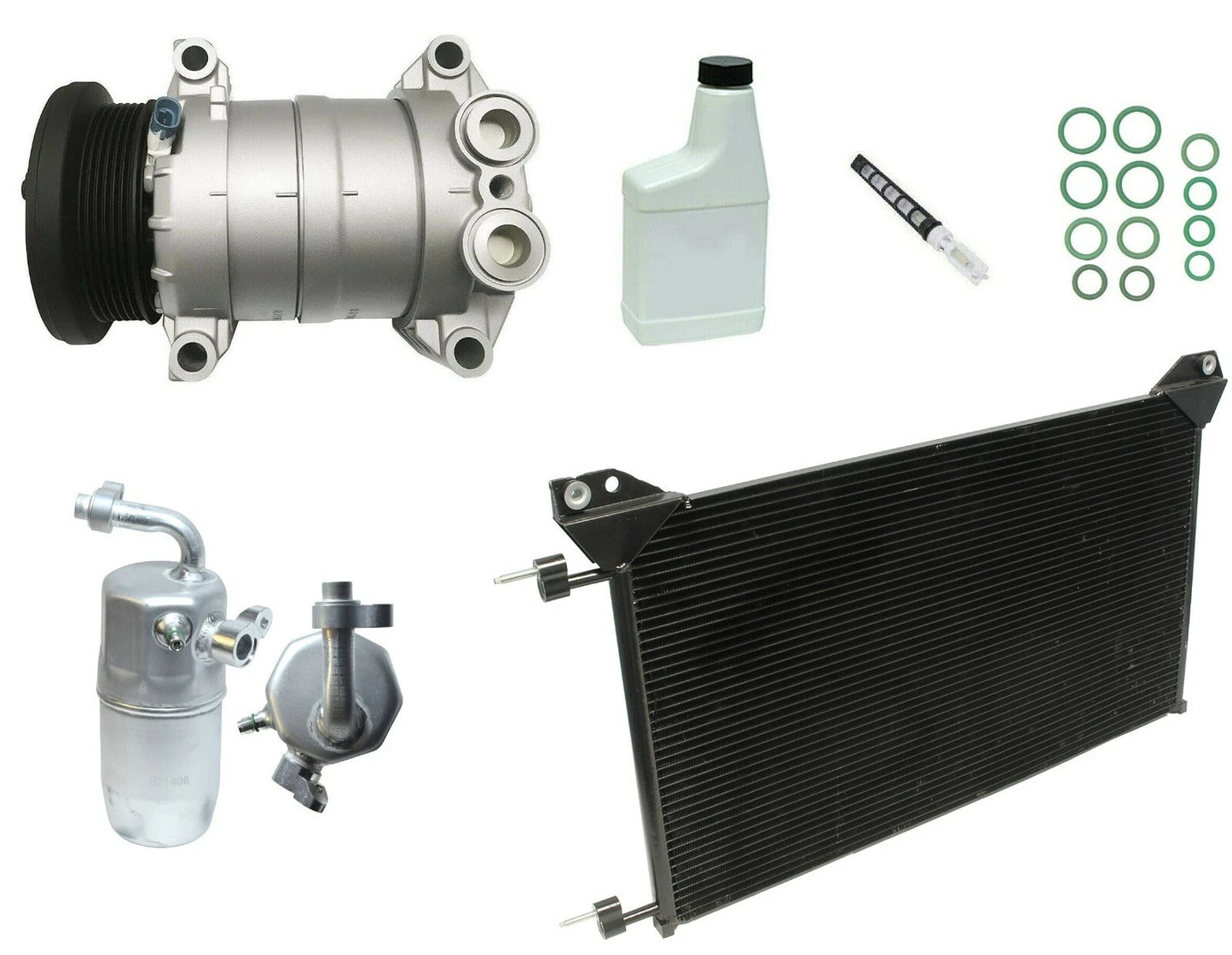 A/C Compressor Kit with Condenser Replacement for Holden Captiva CG (2006–2011)
