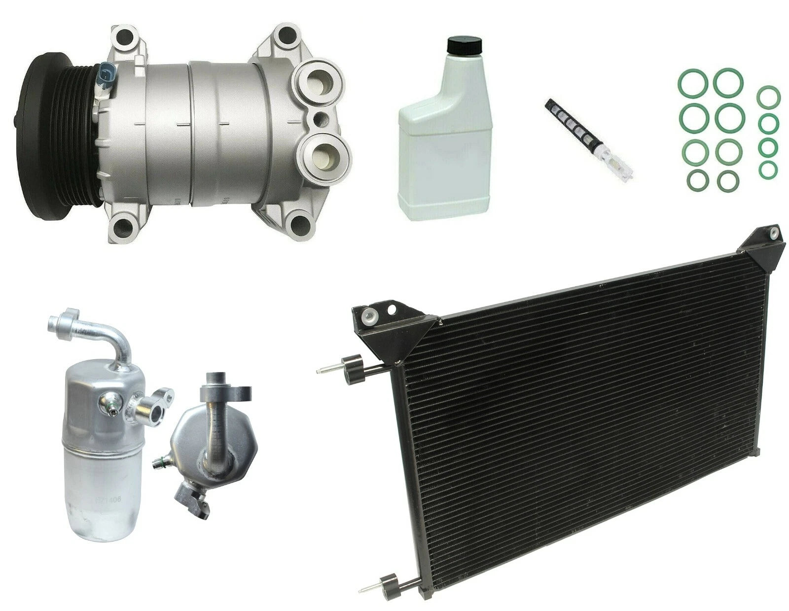A/C Compressor Kit with Condenser Replacement for Holden Captiva CG (2006–2011)