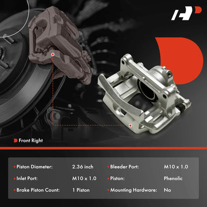 Brake Caliper with Bracket for Mercedes-Benz CLA250 (2014–2019)