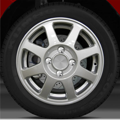 15x6 Factory Wheel (Bright Fine Silver) For 2002 Honda Accord