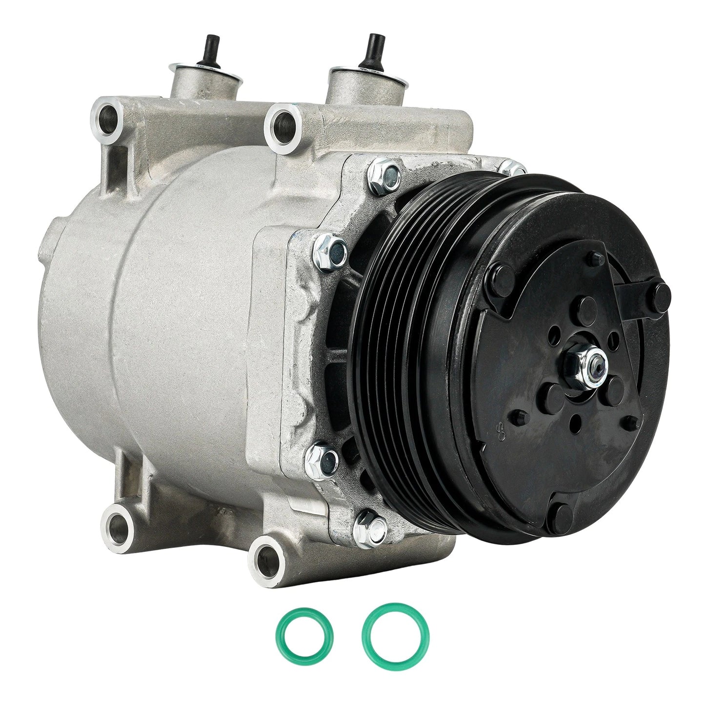AC Compressor with 5-Groove Pulley and Clutch for Honda Fit (2009–2013)