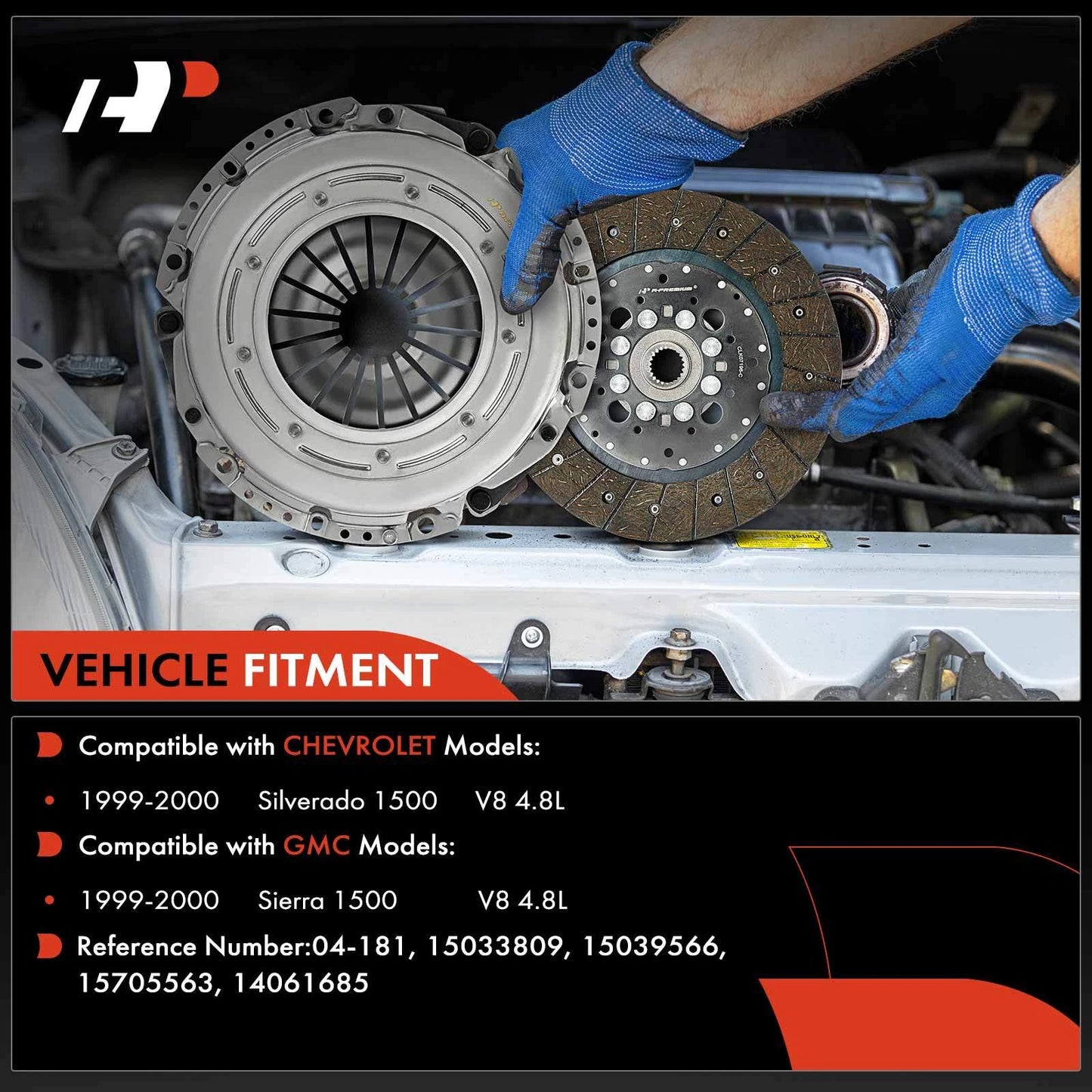 Clutch Kit for Chevrolet Silverado 1500, GMC (1999–2000)