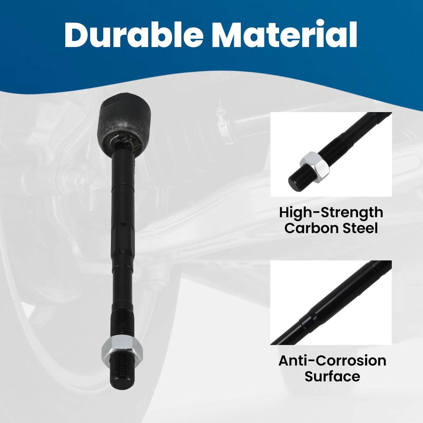 Front Inner Tie Rod for Toyota Tacoma 4WD (2005–2023) Left/Right