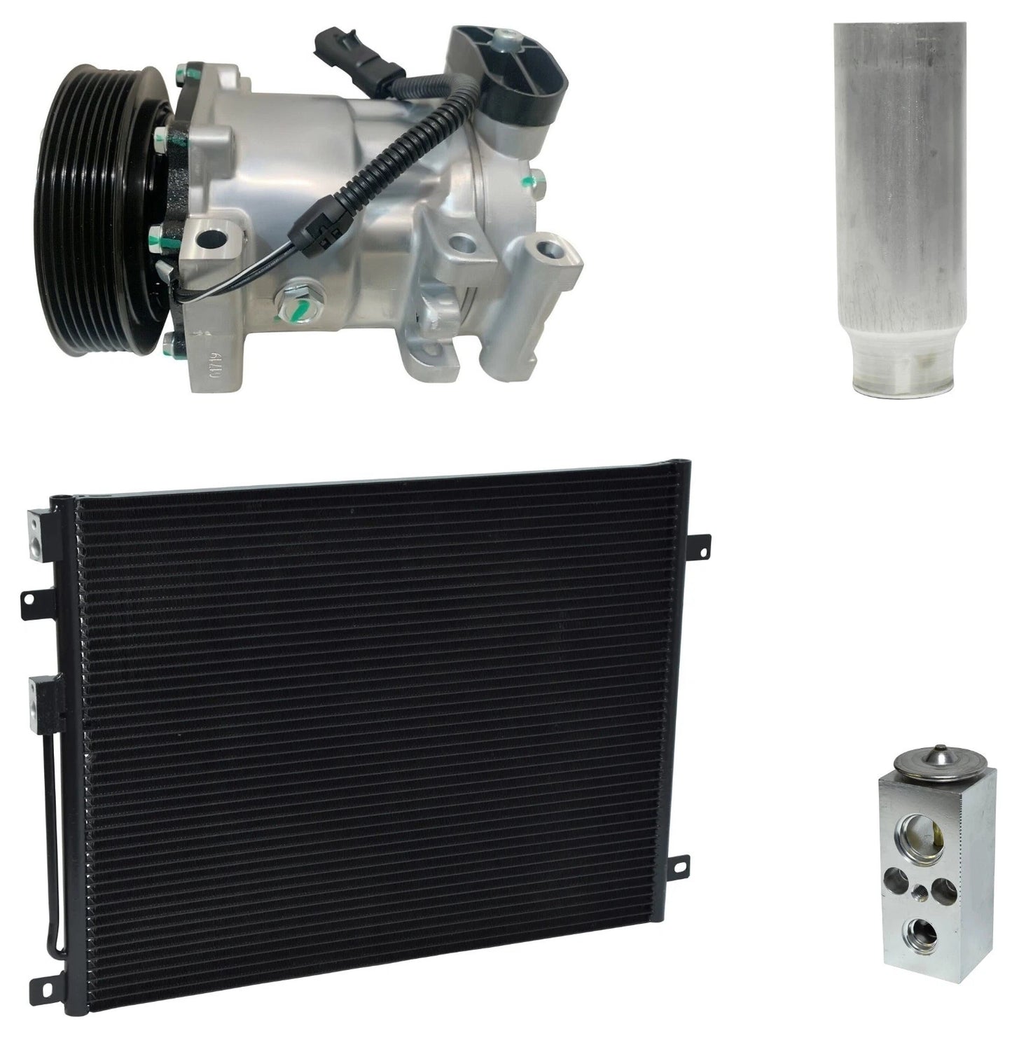 A/C Compressor Kit With Condenser for Dodge Durango 5.9L (2001–2003)