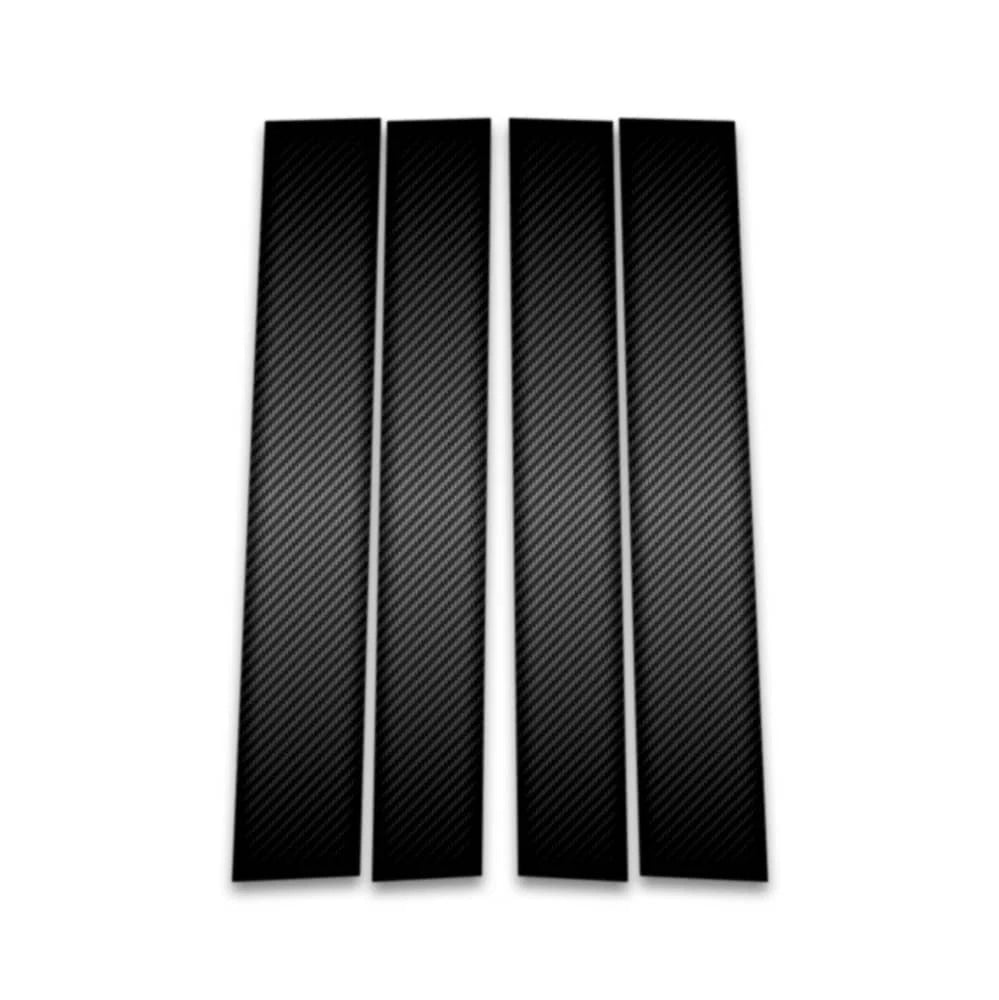 4pc Carbon Fiber Pillar Post Covers for 2008-2023 Dodge Grand Caravan