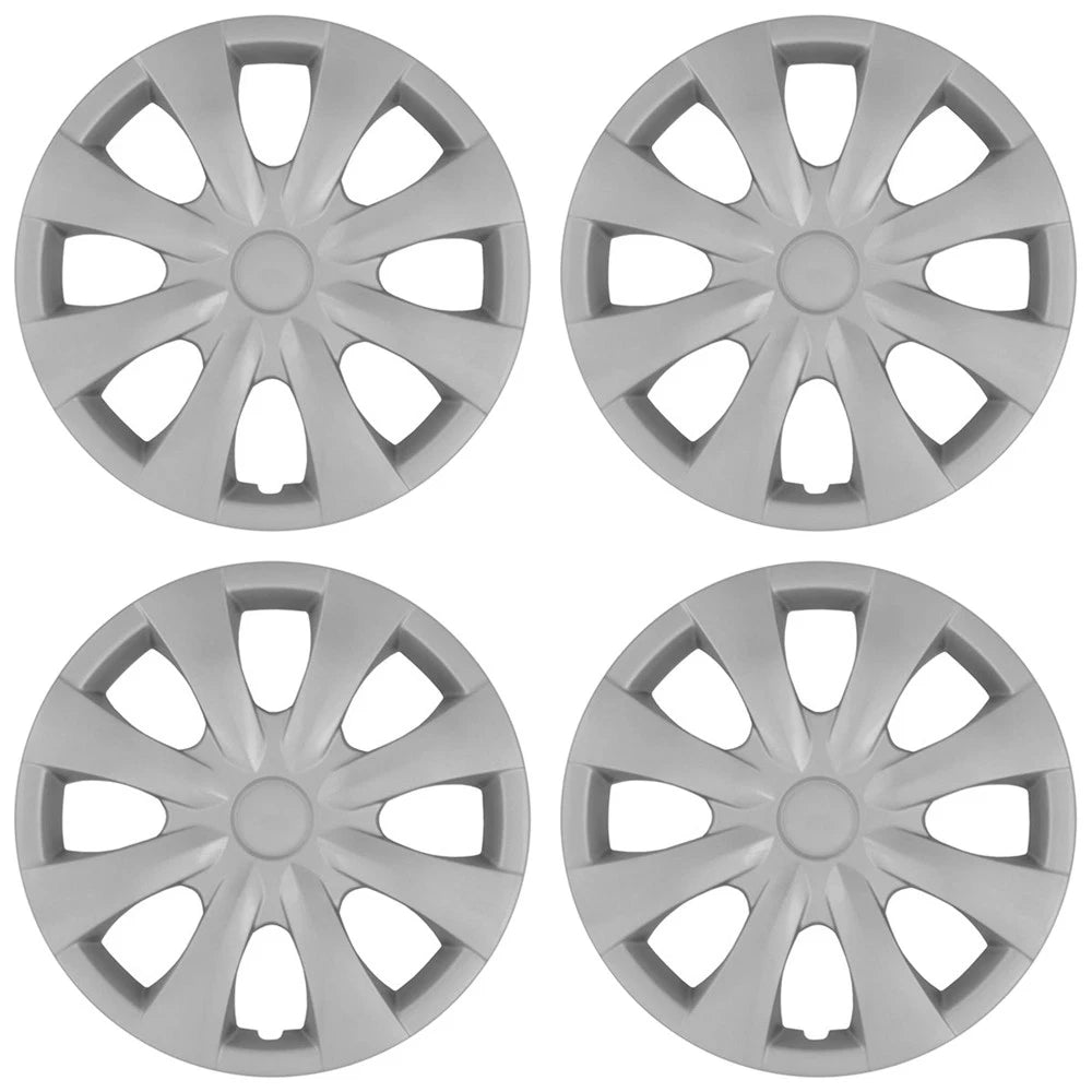 4 15" Full Wheel Covers Rim Hub Caps R15 Tires for 2009-2013 Toyota Corolla