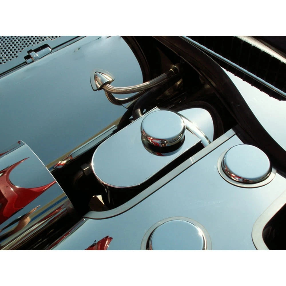 Brake Booster Cover Polished Stainless Steel for 1997-2004 Chevy Corvette C5