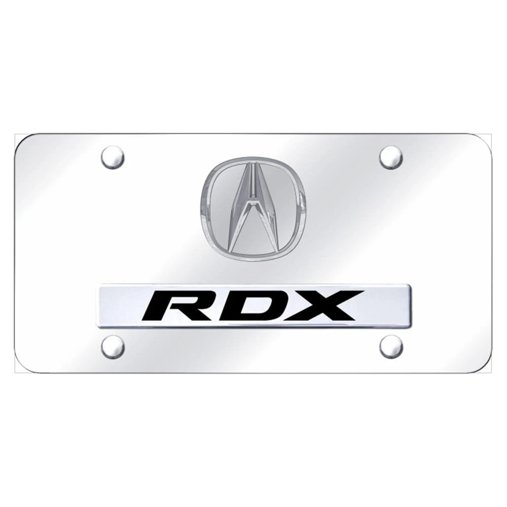 Dual Chrome on Chrome License Plate - Officially Licensed for Acura RDX