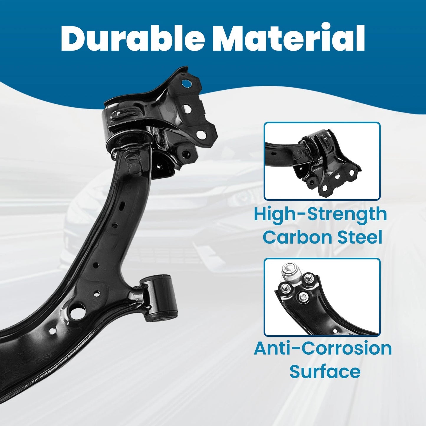 Front Suspension Lower Control Arms Sway Bar Tie Rods for 2007–2011 Honda CR-V