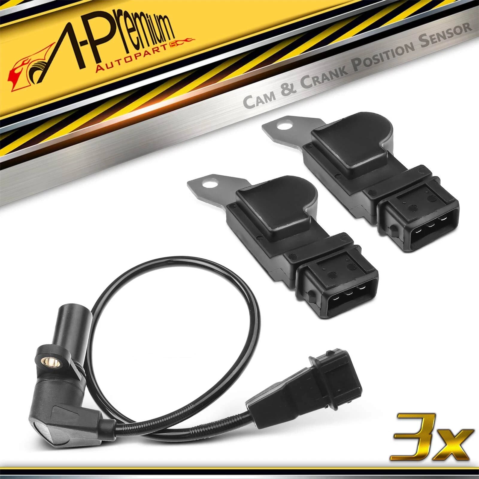 2X Camshaft & Crankshaft Position Sensors for Chevy Aveo (2004–2008)