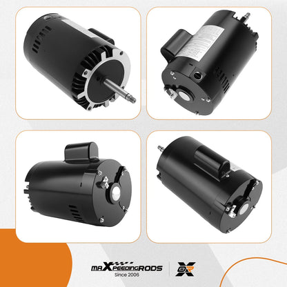 4/3 HP 3450 RPM Pool Pump Motor for Polaris PB4-60 (115–230V, 2000–2020)