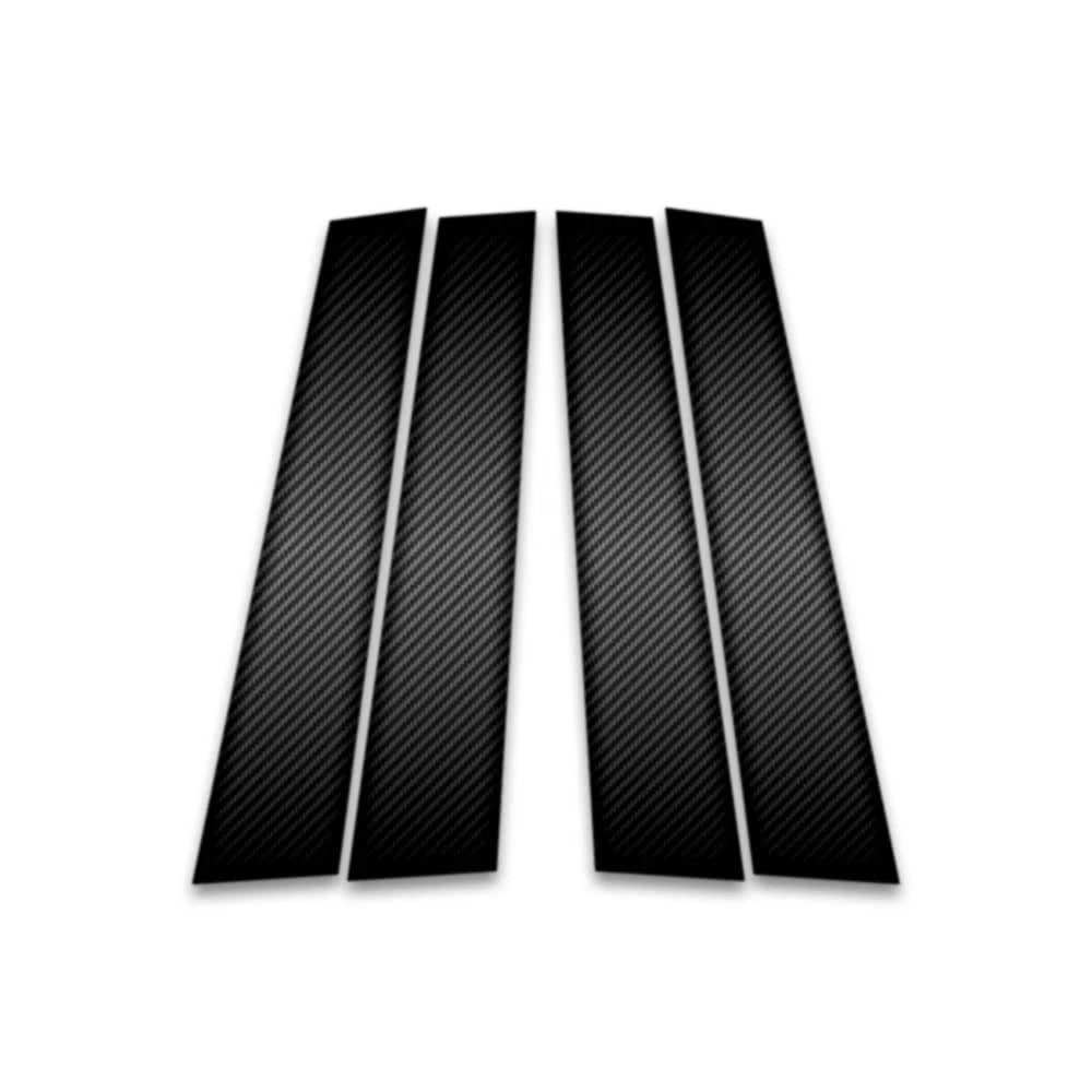 4pc Carbon Fiber Pillar Post Covers for 2007-2012 Mercedes-Benz GL Class