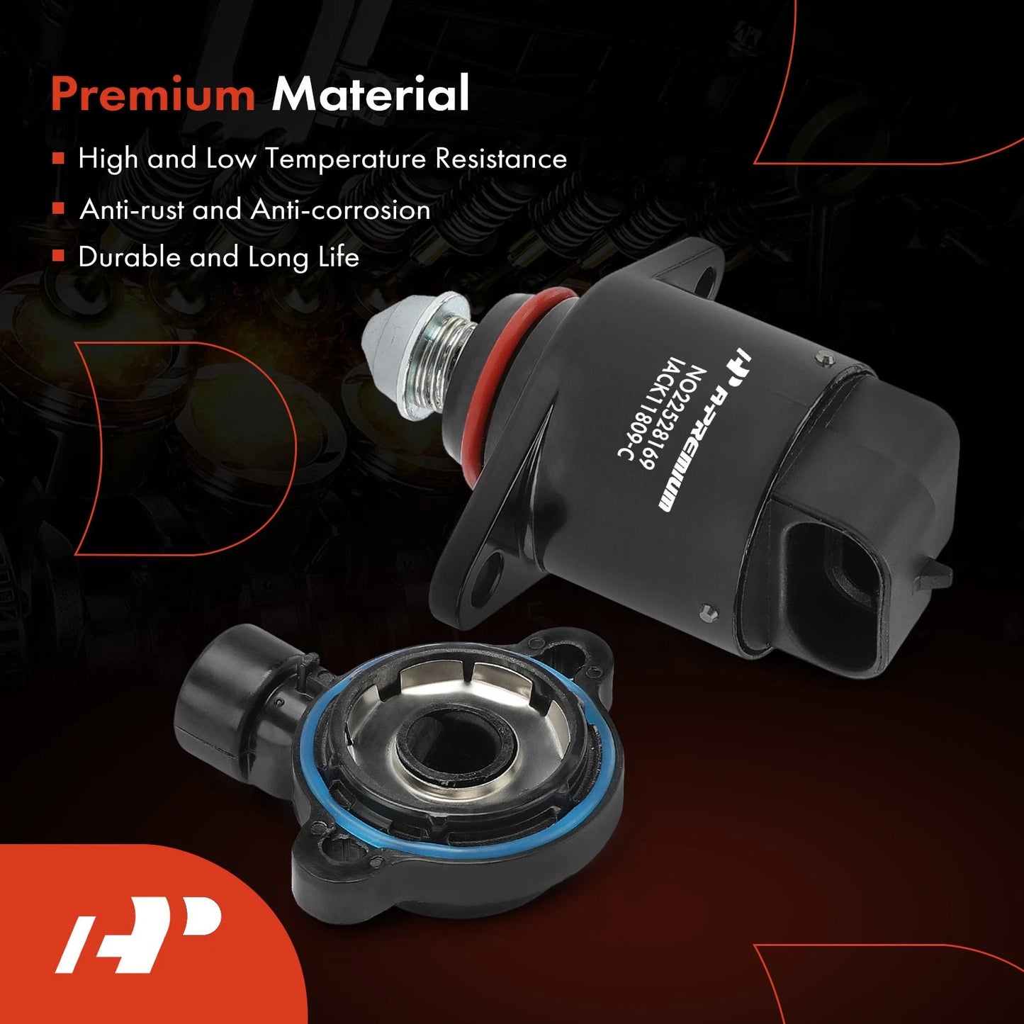 2X Idle Air Control Valve & Throttle Position Sensor for Chevy