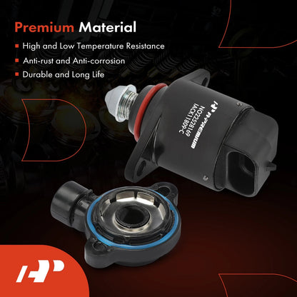 2X Idle Air Control Valve & Throttle Position Sensor for Chevy