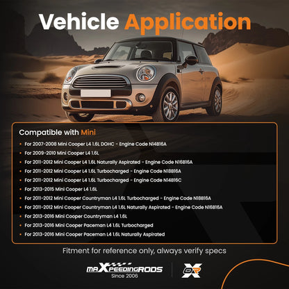 Iridium Spark Plugs for Mini Cooper Paceman 1.6L (2007–2015)