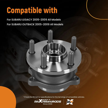 5-Bolt Wheel Hub & Bearing for Subaru Legacy Outback (2005–2009) Rear with ABS