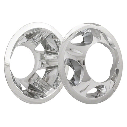 Dually Wheel Simulators Chrome 17 Inch Replacement for Silverado Sierra (2008–2010)