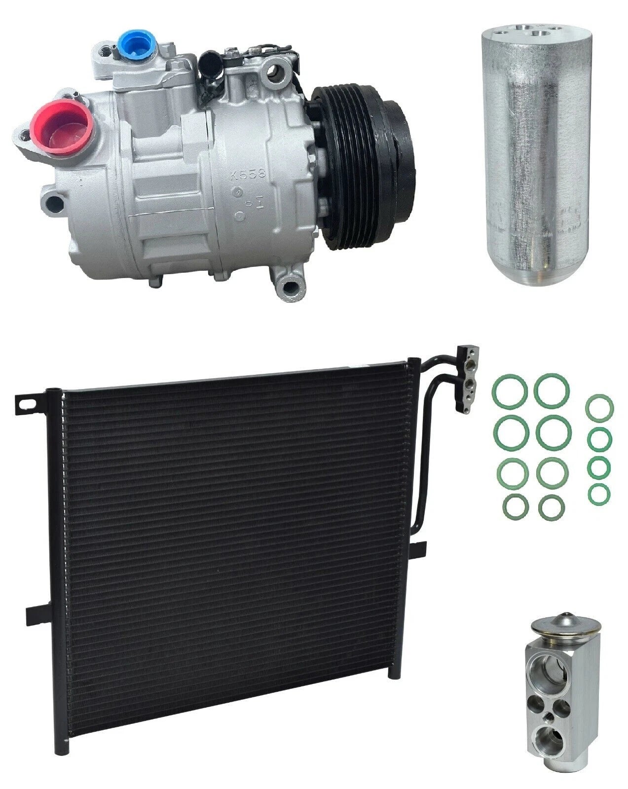 AC Compressor Kit With Condenser for BMW X3 3.0L (2007–2010)