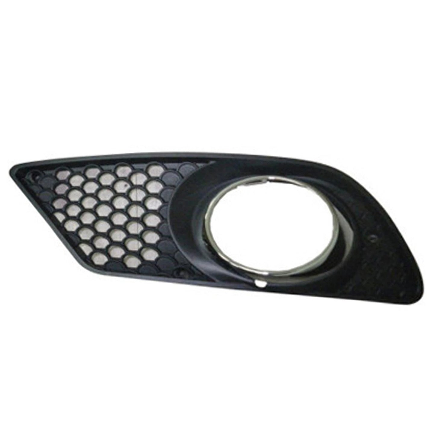 Front Outer Bumper Grille Driver Side Replacement Black Chrome for Toyota