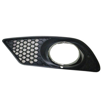 Front Outer Bumper Grille Driver Side Replacement Black Chrome for Toyota